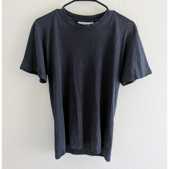 Jungmaven Jung Tee Men's Size XS Diesel Gray Hemp Blend Short Sleeve T-Shirt NWT - Picture 1 of 8